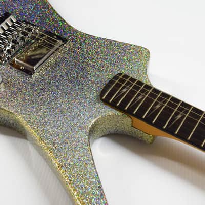 Kramer Lzzy Hale Voyager - Black Diamond Holographic Sparkle image 6