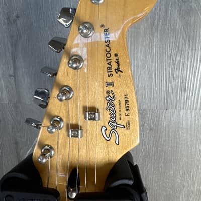 Squier II Standard Stratocaster with Maple Fretboard (Made in Korea) 1989 - 1992 - Black image 4