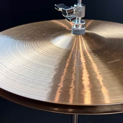 Paiste 14" 2002 Black Label Heavy Hihat Cymbal Pair - 950/1040g image 8
