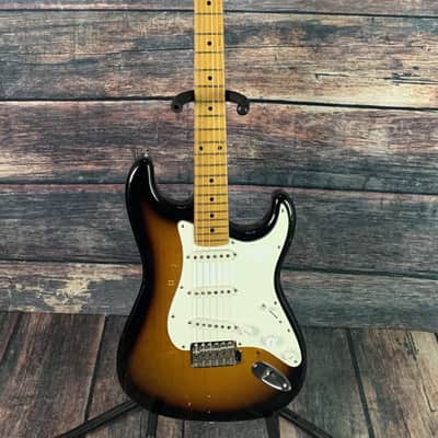 Used White Tiger MIJ USA Designed Strat Style Electric Guitar with Case image 1