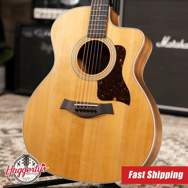 Taylor 214ce-K Grand Auditorium Acoustic/Electric Guitar with Gig Bag image 1