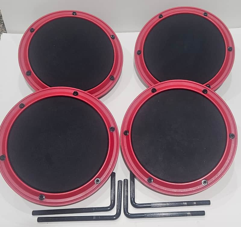 4 ddrum DD1M Electronic Drum Pads W/ Arms Black & Red image 1