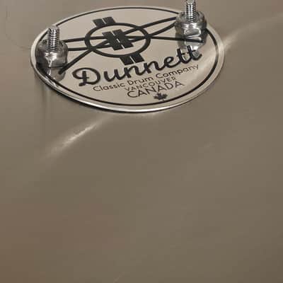 Dunnett Classic Stainless Steel 7"x14" Snare Drum w/ Polished Deko Lugs + Bag image 14