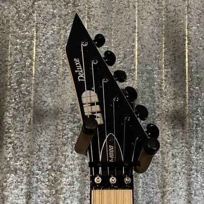 ESP LTD M-1000 Maple Black Guitar & Case #0502 Used image 4
