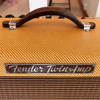 1958 - 1959 Fender Twin; vintage 5F8-A beast! image 3