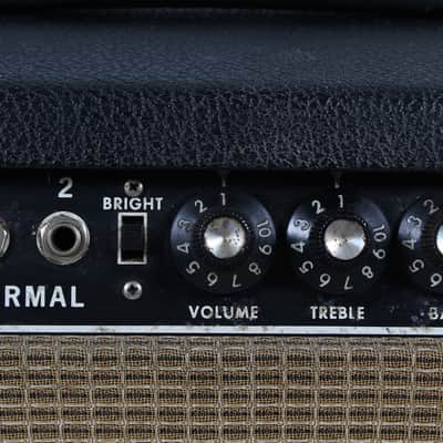 Fender Vintage 1965 Bassman Guitar Amplifier Head with Bandmaster 2 x 12 Cabinet image 5