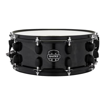Mapex Drums MPX 14 x 5.5-inches Maple/Poplar Hybrid Shell Snare Drum (Transparent Midnight Black) image 1