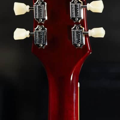 Epiphone ES-335 Figured Semi-Hollow Electric Guitar - Raspberry Tea Burst image 6