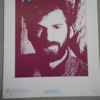 Warner Bros. Kenny Loggins "Forever" Sheet Music 1985 image 1