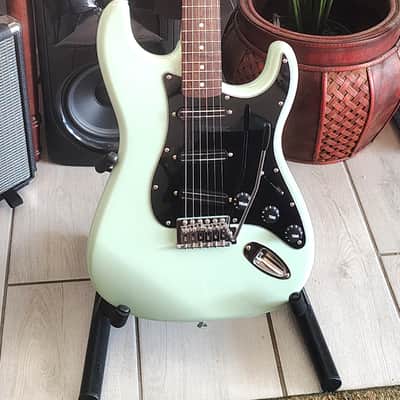 Fender Squire Stratocaster 2025 - Surf Green w/upgraded electronics image 2