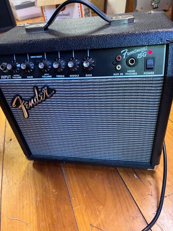 Fender Frontman 15G Series II 2-Channel 15-Watt 1x8" Guitar Practice Amp 2002 - 2010 - Black image 1