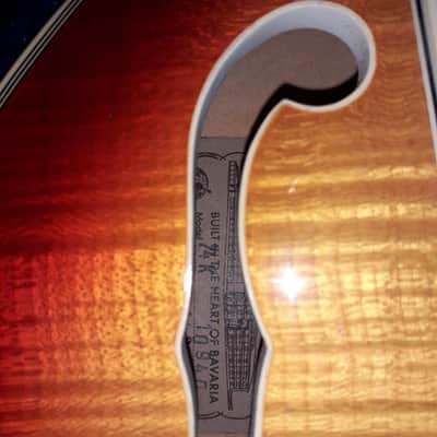 Rare , Vintage Jan Akkerman by Framus.  1974 (74K) Manufacture. Sunburst Semi Acoustic Jazz Guitar image 3