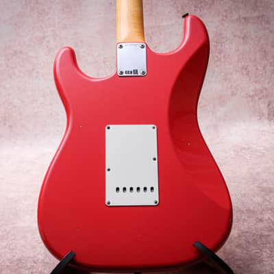FENDER USA Custom Shop '63 Reissue Stratocaster Journeyman Relic "Fiesta Red" (2022) image 15