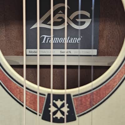 LÂG - Tramontane T70ACE NAT - Auditorium Cutaway Electric Acoustic - Natural Woodgrain 2026 image 10