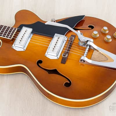 1960s Kay Jazz II Old Kraftsman-Branded Vintage Hollowbody Electric Guitar w/ Kleenex Box, Case image 11