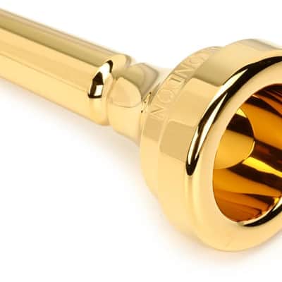 Denis Wick Classic Series Large Shank Trombone Mouthpiece - 4AL Gold-plated image 2