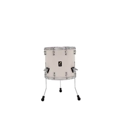 SONOR Momentum Birch Series 16x15.25" Satin Pure White Matte Lacquer Floor Tom Drum w/Legs | Worldwide Ship | NEW | Authorized Dealer image 2