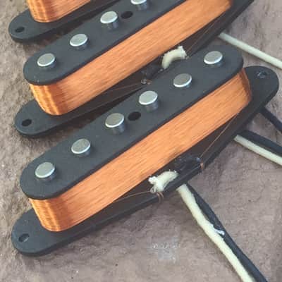 Hand Wound Alnico 3 Stratocaster Pickup Set - Vintage Stagger, Handwound Strat-Tone Hatch image 2