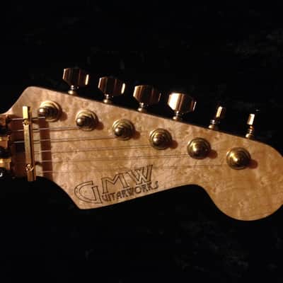 GMW Stratocaster 3-Tone Burst Flame Maple image 2