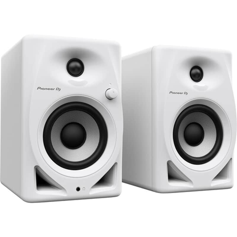 Pioneer DJ DM-40D 4" Two-Way Active Desktop Monitor System (Pair, White) image 1