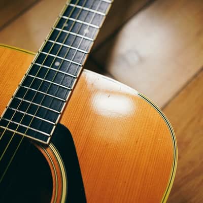 1970s Yamaha FG-201B – Made in Japan | Low Action | Ebony Fingerboard & Bridge | Good Condition image 11