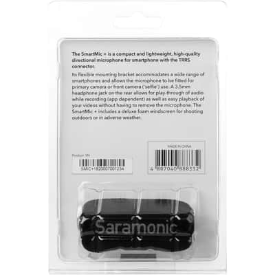 Saramonic SmartMic+ Compact Directional Microphone with 3.5mm TRRS Plug for Smartphones and Tablets image 19