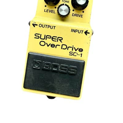 Boss SD-1 Super OverDrive (Black Label) 1988 - 1997 - Yellow image 2