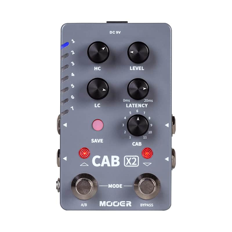 MOOER CAB X2 Dual Footswitch Cab Sim IR Loading Stereo Cabinet Simulation Pedal   (Price includes the import duty for US buyer) image 1
