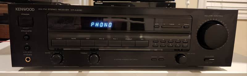Kenwood Kenwood KR-A4030 AM/FM Stereo Receiver 1991 - Black metal image 1