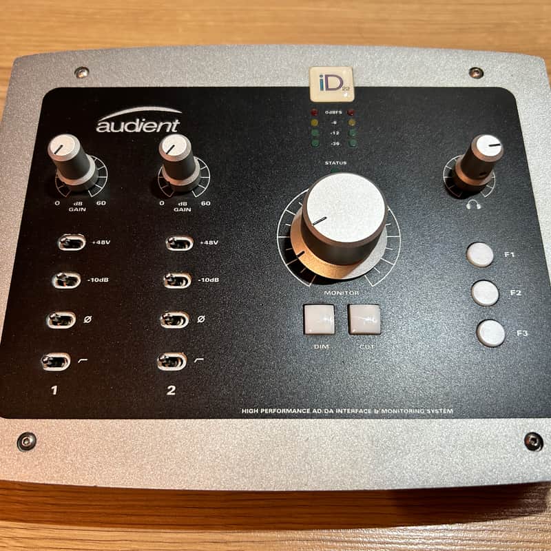 2010s Audient iD22 Desktop USB Audio Interface Black