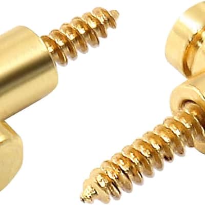 2 PCS Guitar Roller String Retainers - Guitar Roller String Trees Retainer - Strings Trees Replacement Parts for Electric Guitars - Gold imagen 3