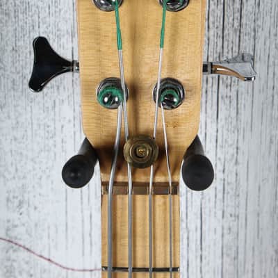 S. D. Curlee Vintage 4 String Electric Bass Guitar with Gig Bag image 12