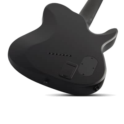 Schecter PT7MS Black Ops Lefty - Satin Black Open Pore image 5