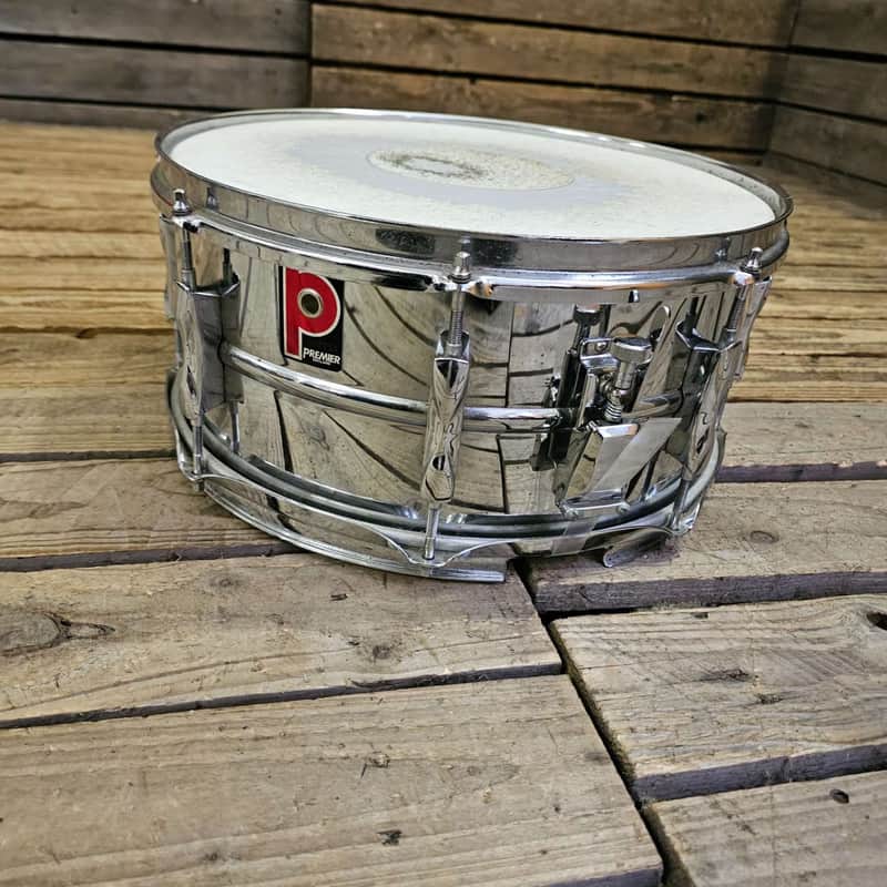 Snare Drum 14" Premier Steel USED! RK10P120826 image 1