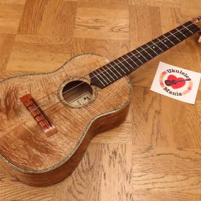 Maui Music Deluxe Mango Wood Shell Inlay TenorUkulele #5088 image 5