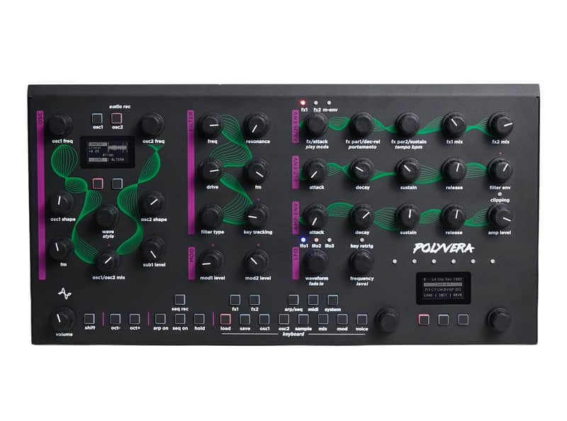 Suonobuono Polyvera Polyphonic Hybrid Synthesizer + Sampler (Black) image 1