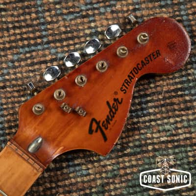 Vintage 1975 Fender Stratocaster Neck & original Tuners *4 bolt converted*