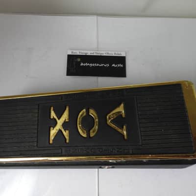 Rare Vox V847 Wah Limited Edition Gold Plated Effects Pedal Free USA Shipping image 4
