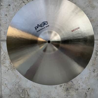 Vintage pre serial Paiste Formula 602 18" Medium Crash - relabelled by Paiste image 6