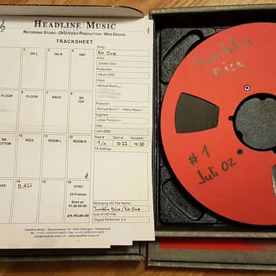 Quantegy GP9 1" tapes, 10,5" reels, 4 pcs., used once image 3