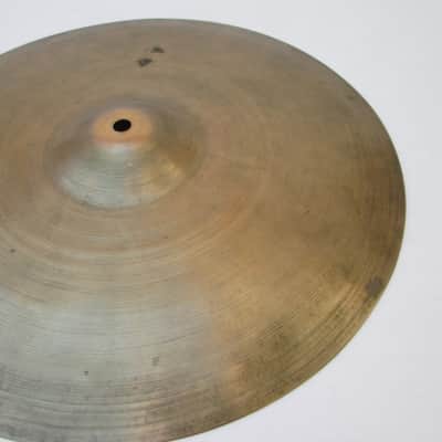 Avedis Zildjian Cymbal “Factory Second “ " S Stamp” 14” 1950’s? Hi Hat Bottom? 1258 Grams “Good” image 5