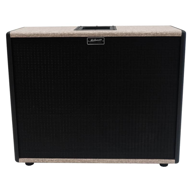 Mint Milkman Sound 2x12 Guitar Amp Speaker Cab, Greenbacks, Two Tone Black image 1
