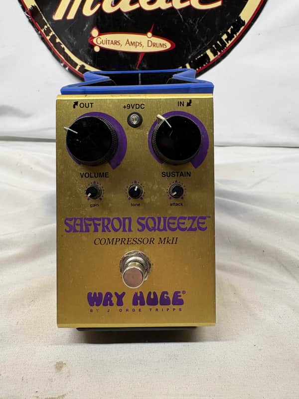 Way Huge WHE103 Saffron Squeeze MkII v2 Compressor Pedal | Reverb