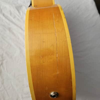 Vega Electrovox Blonde Archtop Tenor Guitar, Model TR1. circa 1930's - 1940's, serial #5208 image 19
