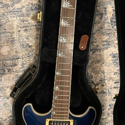 Dean Del Sol 2000’s semi hollow body - Blue image 4