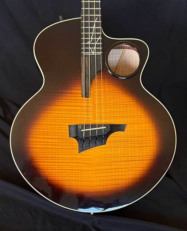 Taylor Klein AB-4 Acoustic Bass 2002 - Sunburst image 1