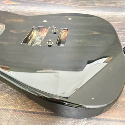 80s Charvel by Jackson Model2 Body Black SH Spec w/Plate Made in Japan image 9
