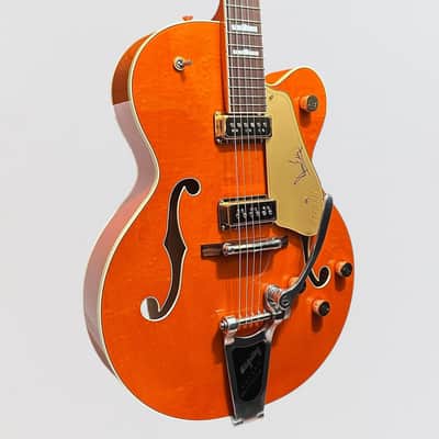 Gretsch G6120DE Duane Eddy Hollow Body Bigsby MIJ Electric Guitar - Desert Sunrise Lacquer image 2