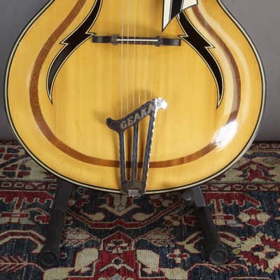Geaka Masterbuilt Archtop 1950s Made in Germany w PU - Blonde  w/video image 8