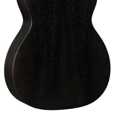 Martin 17 Series 000-17E Auditorium Acoustic-Electric Guitar Black Smoke image 3